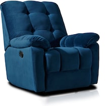 cordelle blue recliner   