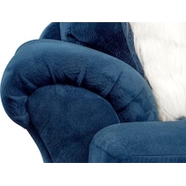 cordelle blue sectional   