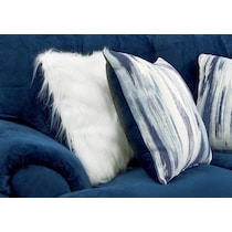 cordelle blue sectional   