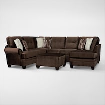 cordelle dark brown  pc living room   