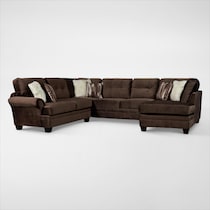 cordelle dark brown  pc living room   