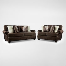 cordelle dark brown  pc living room   