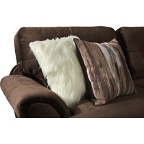 cordelle dark brown  pc sectional   