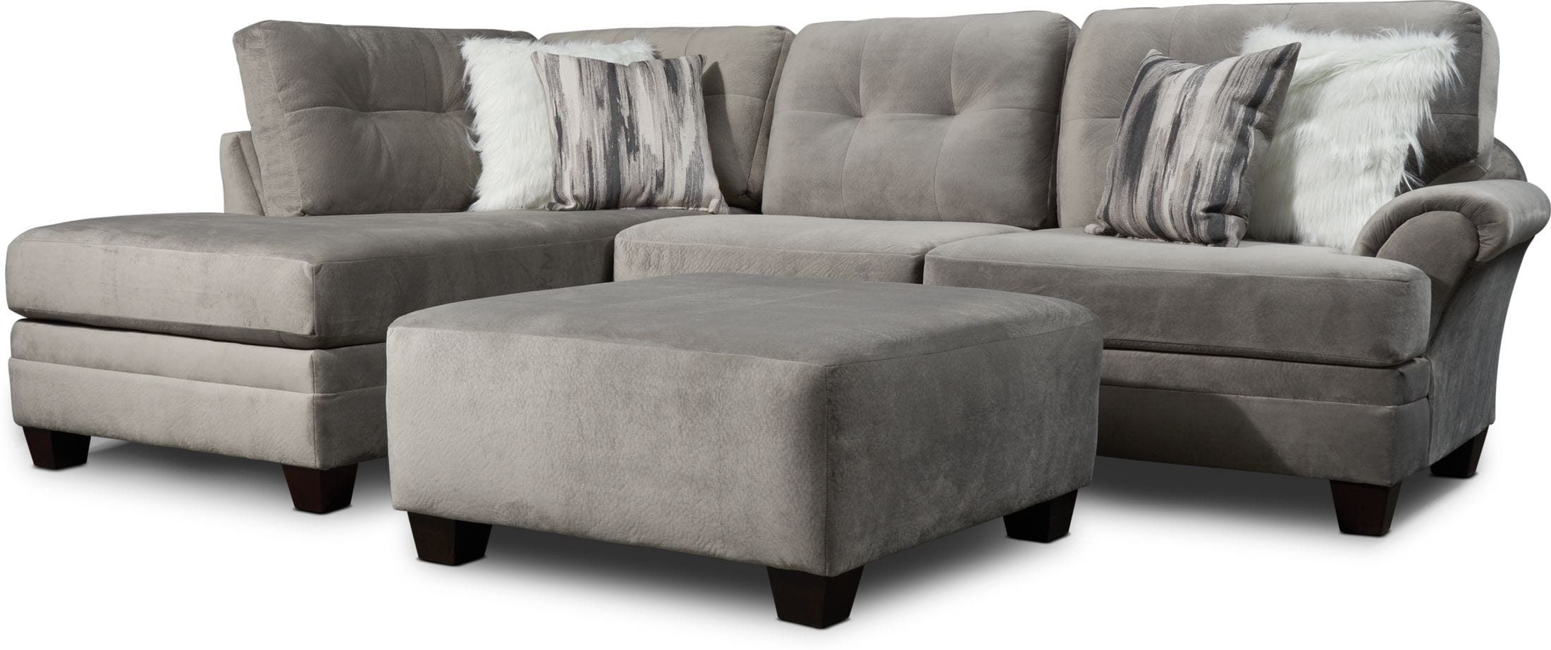 Grey couch shop value city