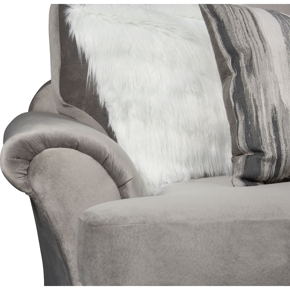 cordelle gray  pc sectional and ottoman   