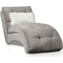 cordelle gray chaise   
