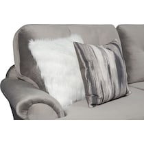 cordelle gray sectional   