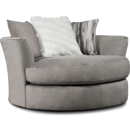 Cordelle Swivel Chair - Gray