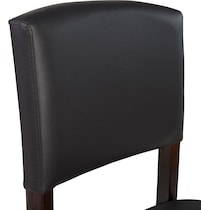 corey dark brown bar stool   