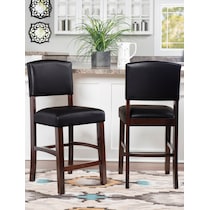 corey dark brown counter height stool   