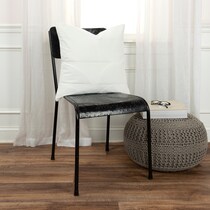 corin white accent pillow   