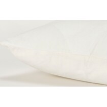 corin white accent pillow   