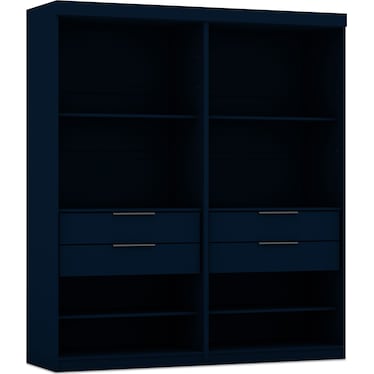 Cornell Set of 2 Open Closets - Blue
