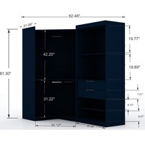 cornell blue wardrobe   