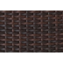 corona sangria dark brown outdoor coffee table   