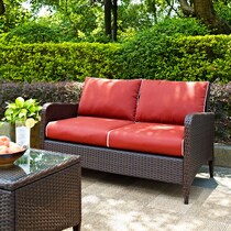 corona sangria sangria outdoor loveseat   