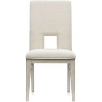 coronado dining ivory gray dining chair   