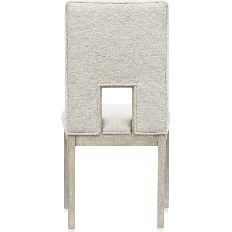 coronado dining ivory gray dining chair   