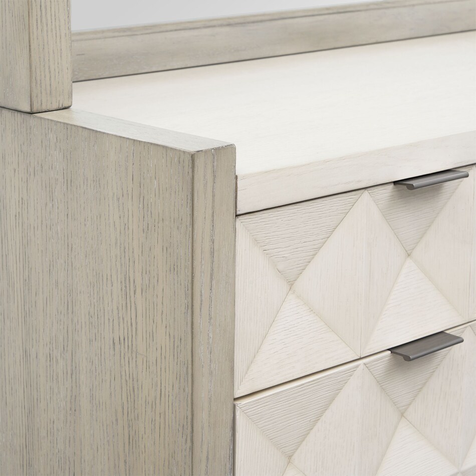 coronado dining ivory gray server   