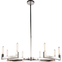 corsica silver chandelier   