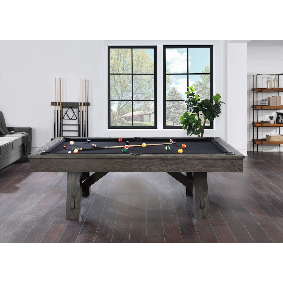 cortona gray gaming table   