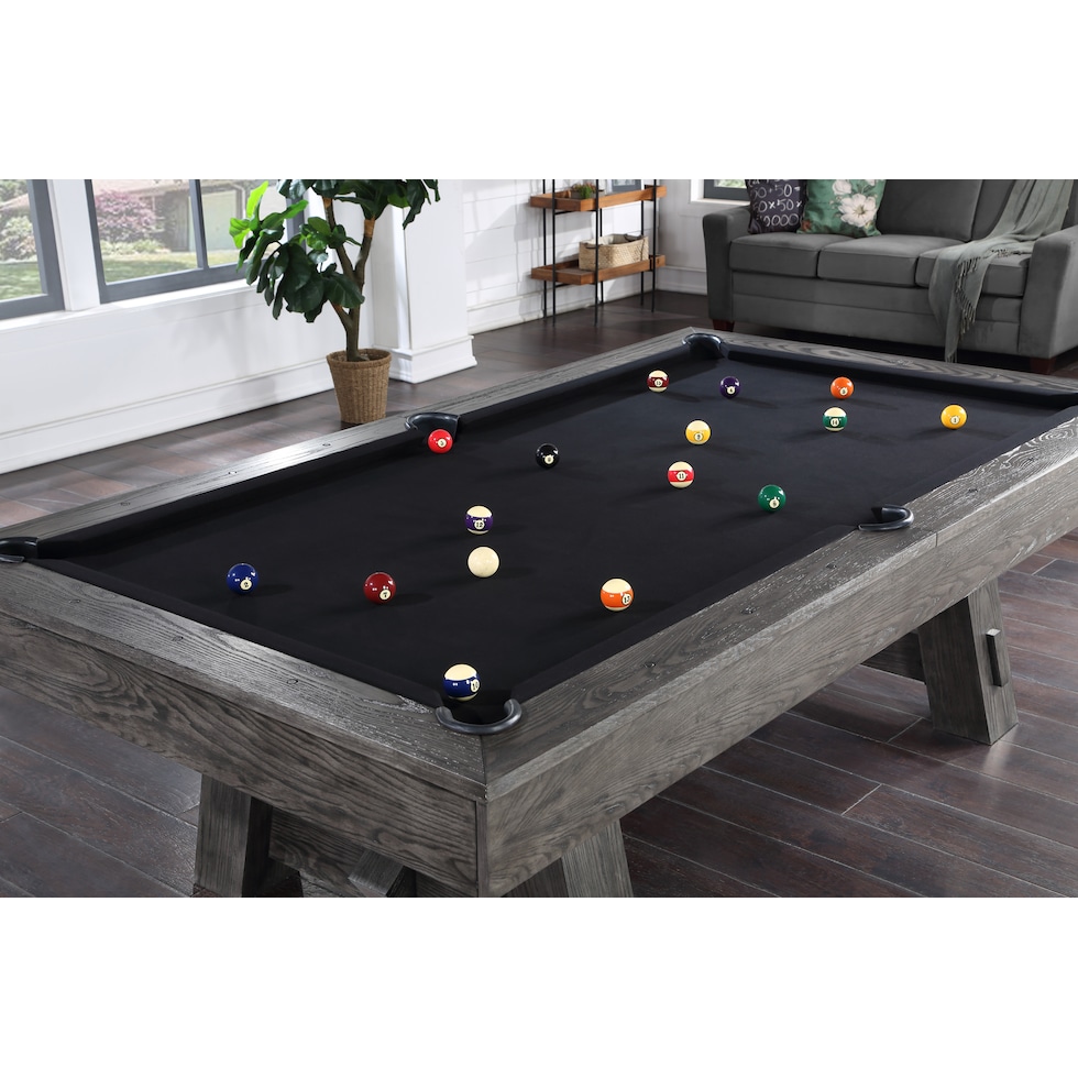 cortona gray gaming table   