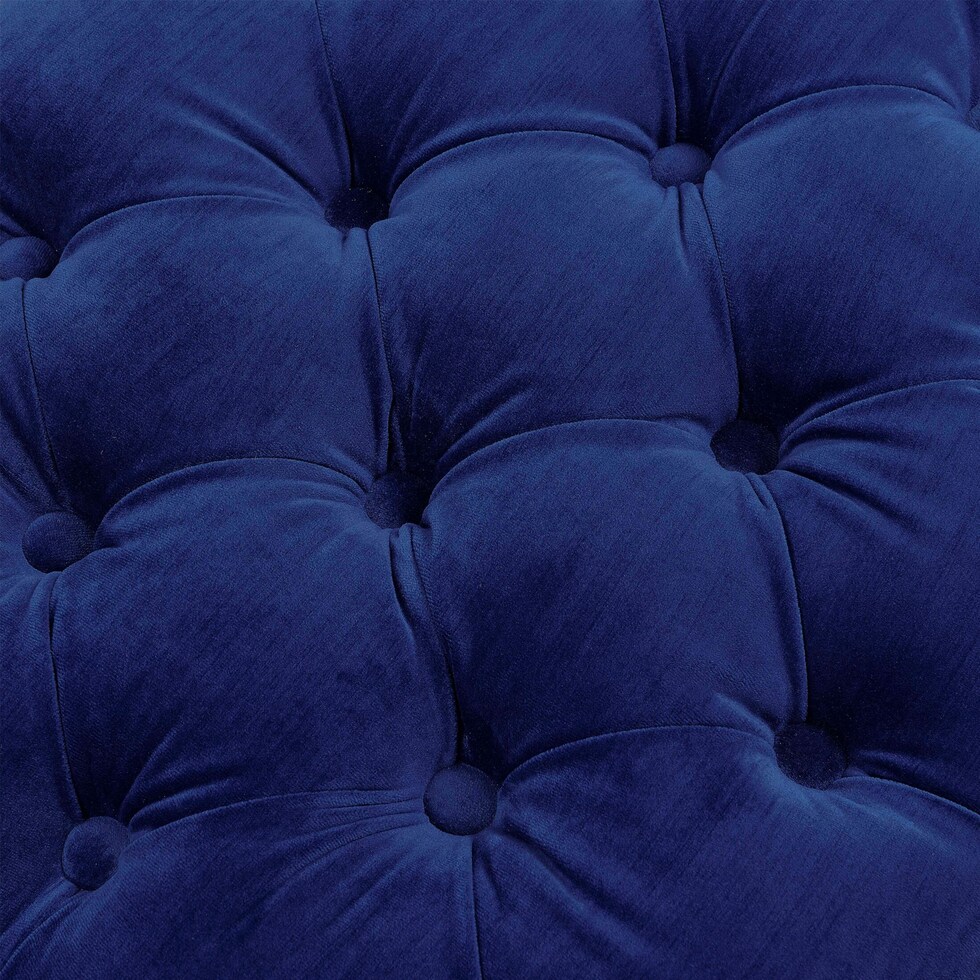 corva blue storage bench   