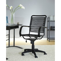 corynn black office chair   