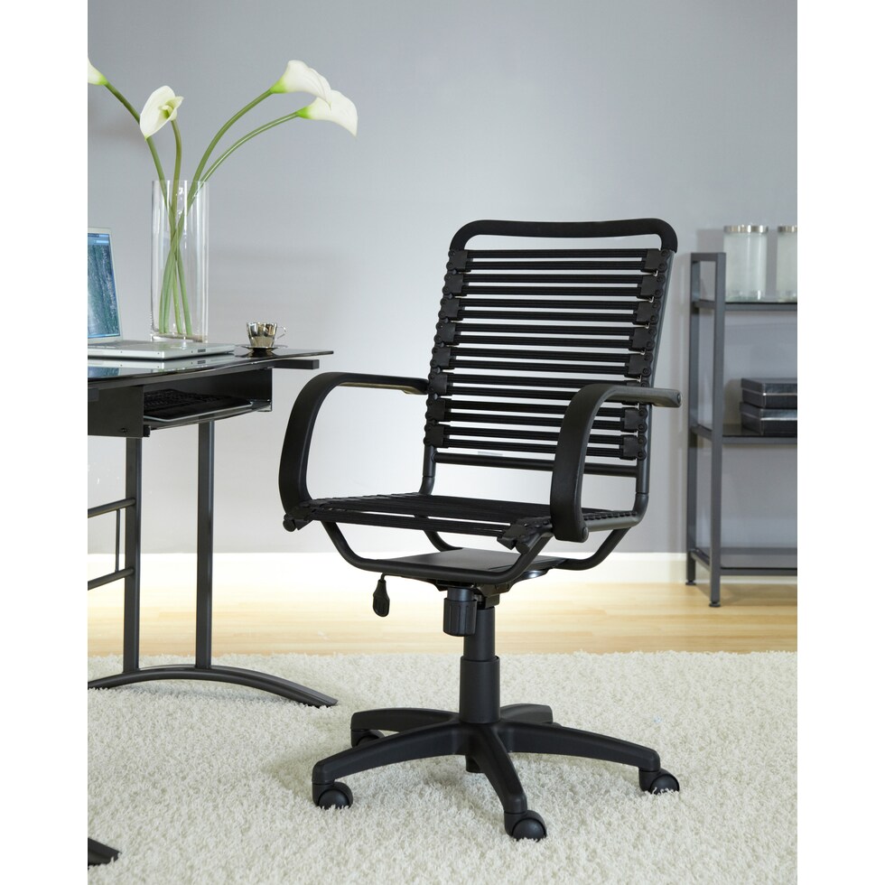 corynn black office chair   