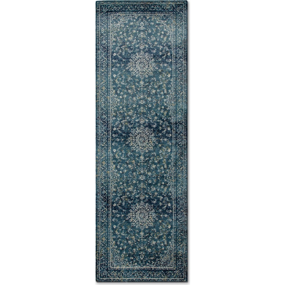 cosmic blue rug   