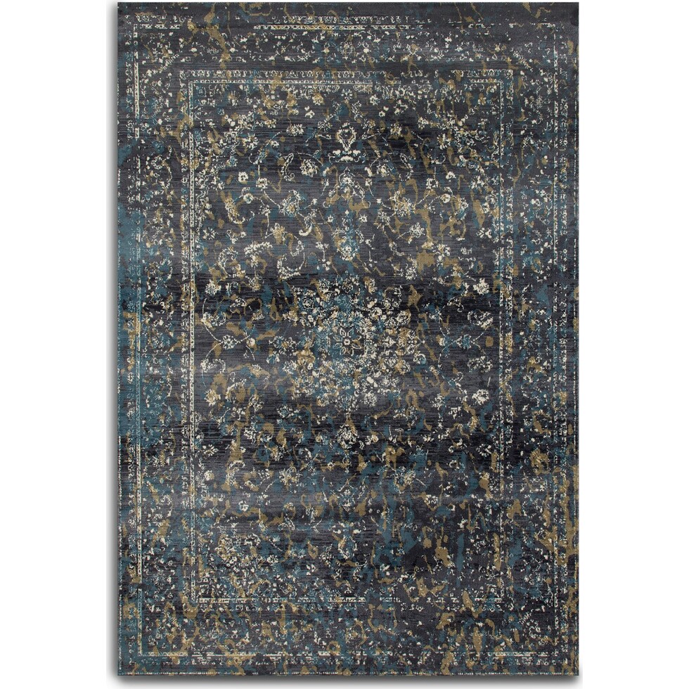 cosmic gray area rug ' x '   