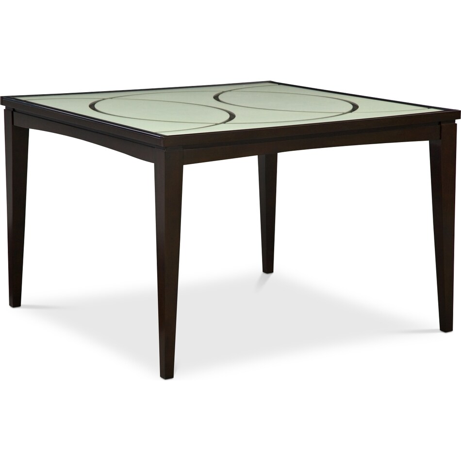 cosmo ii dark brown counter height table   