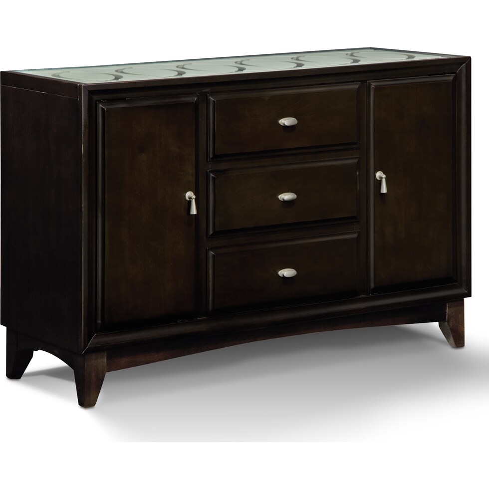 cosmo dark brown sideboard   