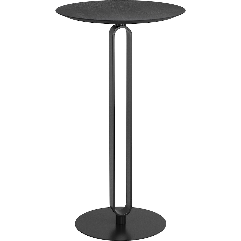 costa black adjustable bar table   