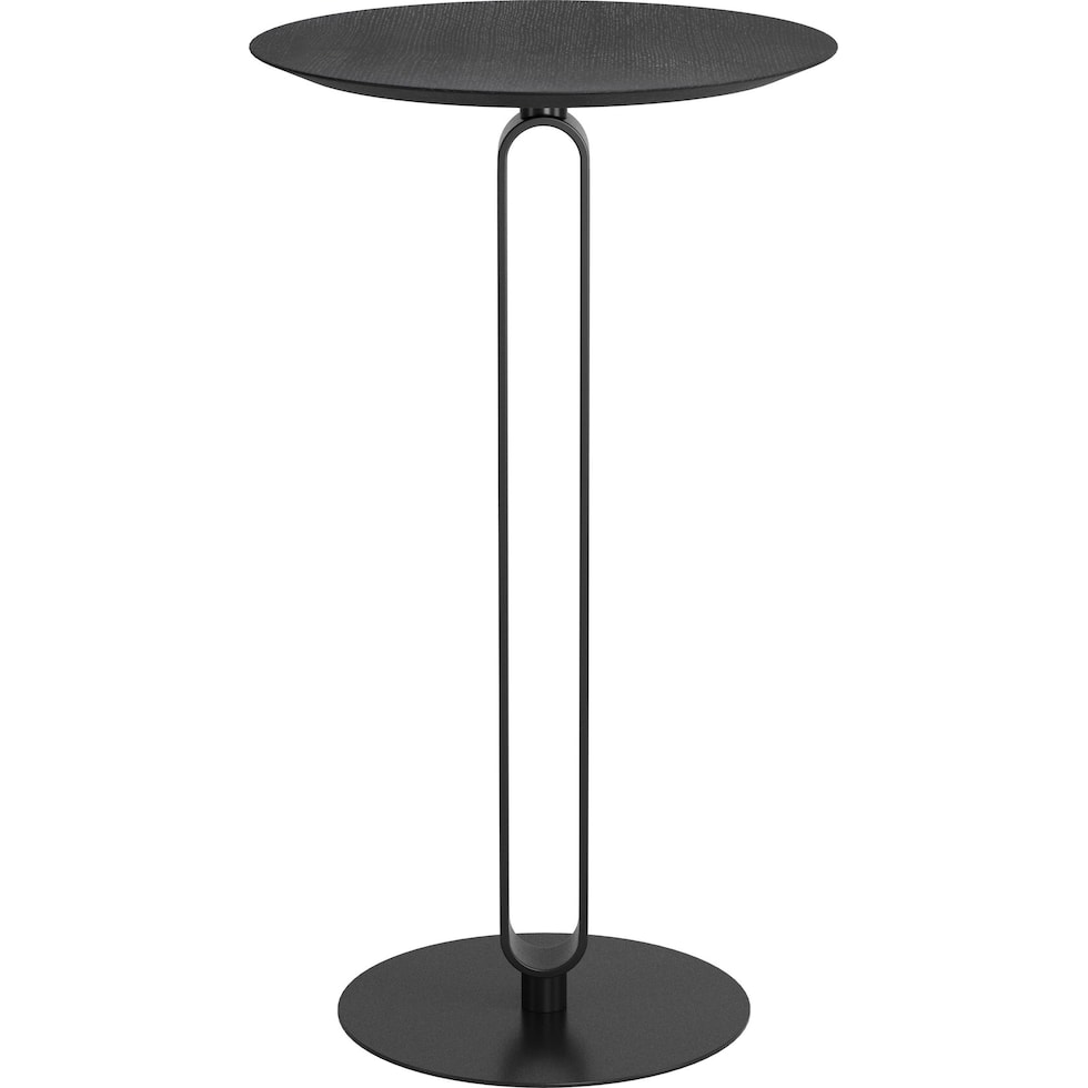 costa black adjustable bar table   