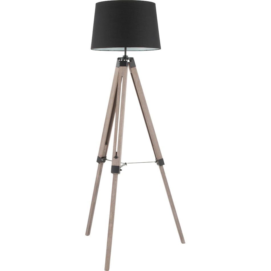 costa gray black floor lamp   