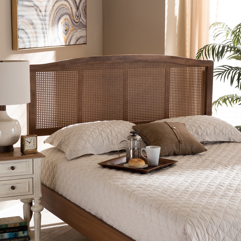 costanza ash walnut king headboard   