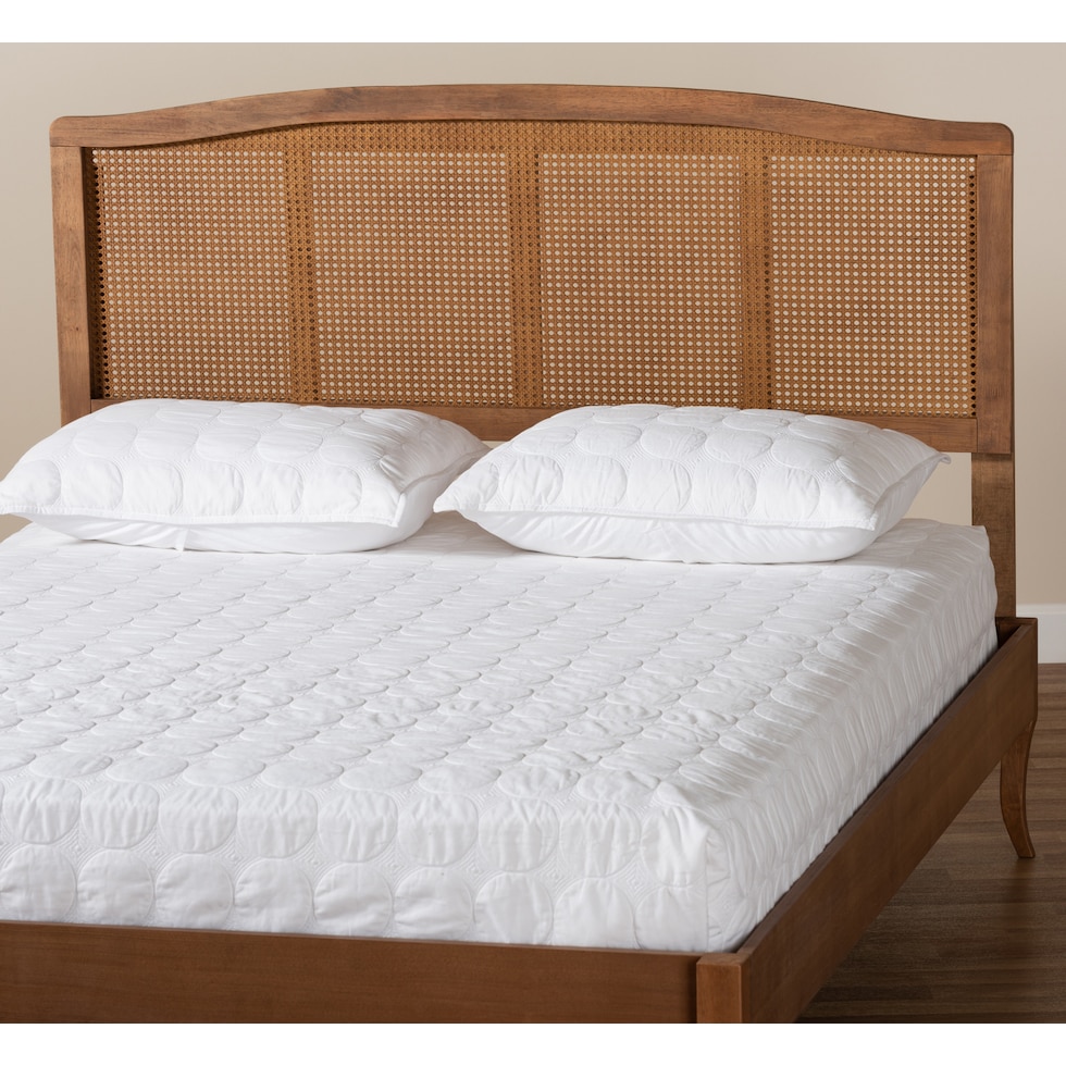 costanza ash walnut king headboard   