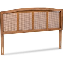 costanza dark brown queen headboard   