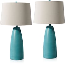 costello blue table lamp   