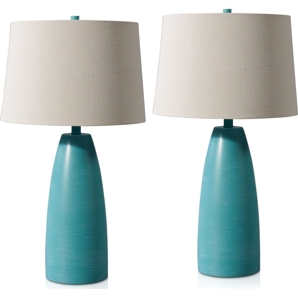 costello blue table lamp   
