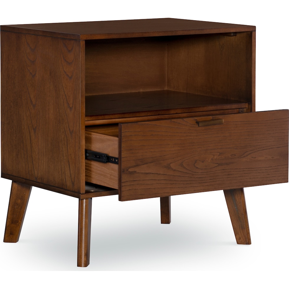 courtney dark brown nightstand   