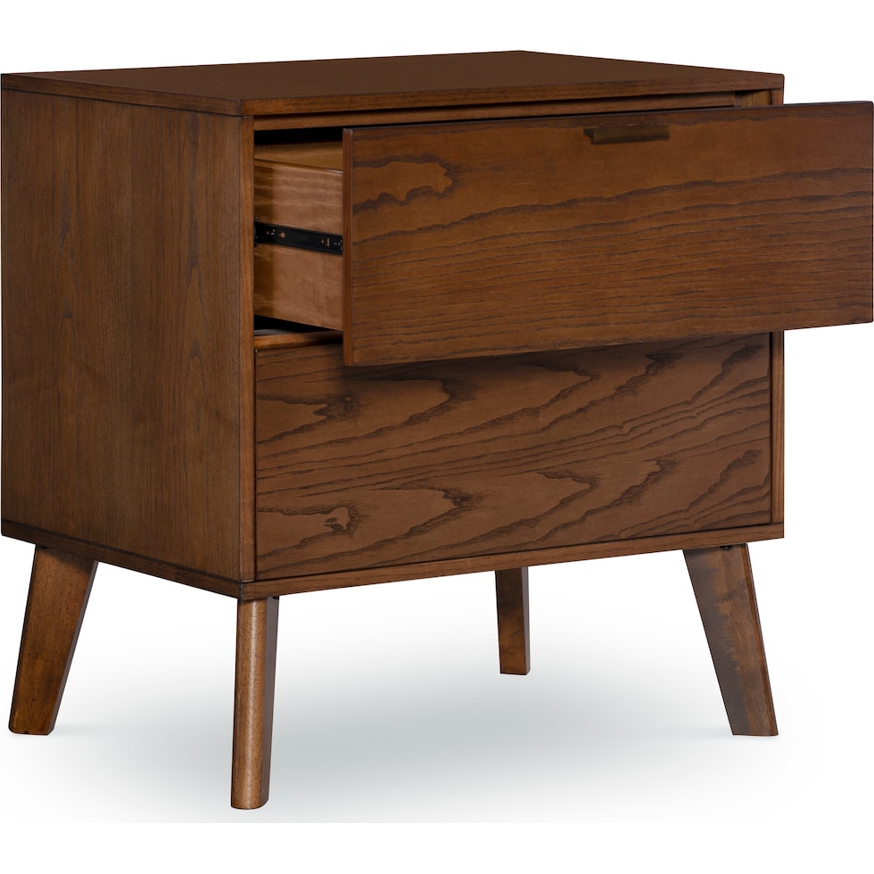 courtney dark brown nightstand   