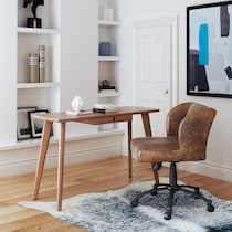 coventry light brown desk   