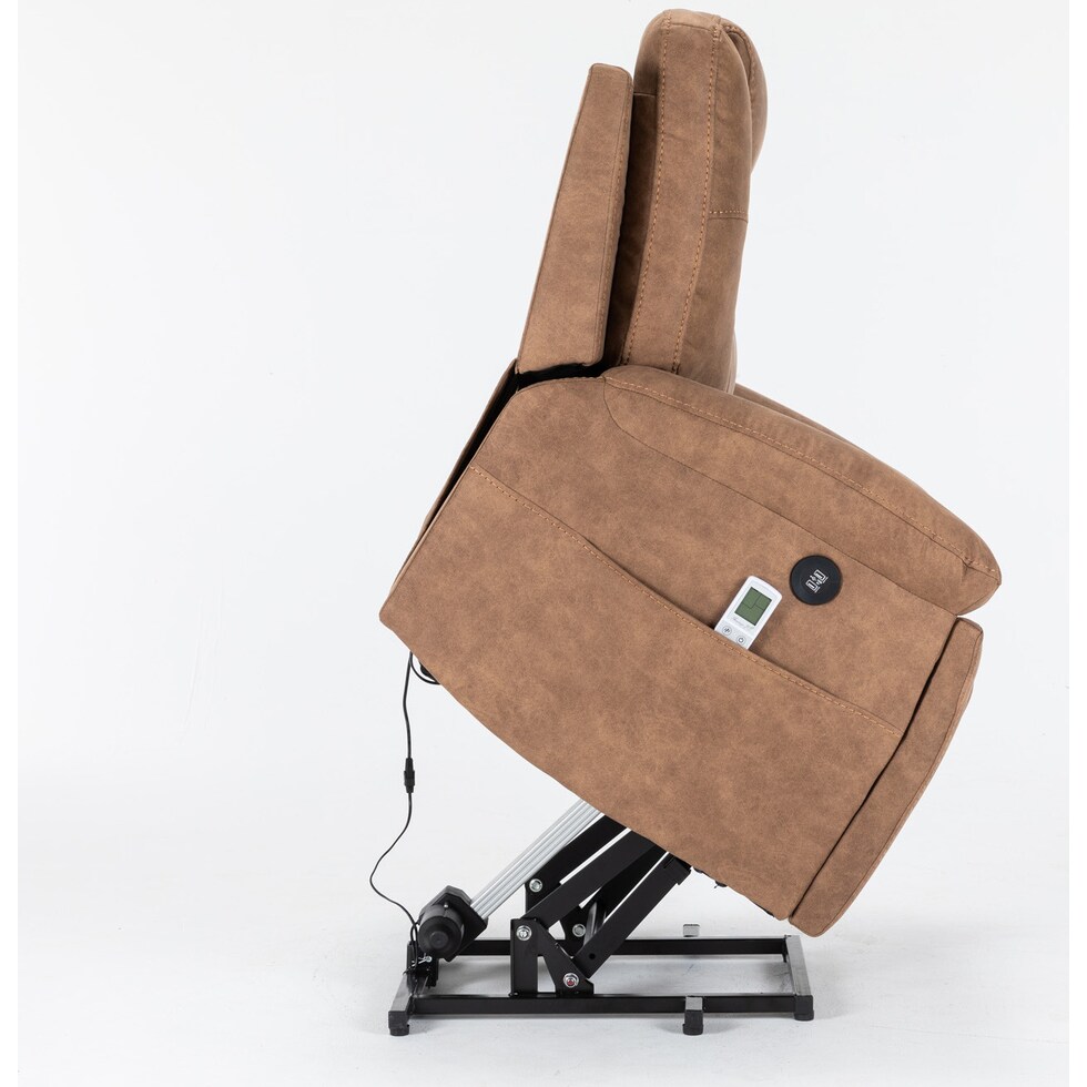 covington light brown lift chair   