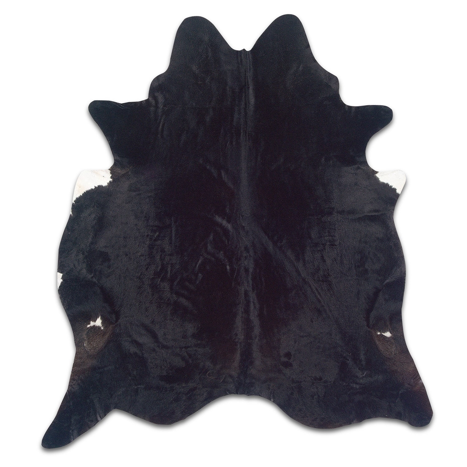 Cowhide 5' x 8' Area Rug - Black Brindle | Value City Furniture