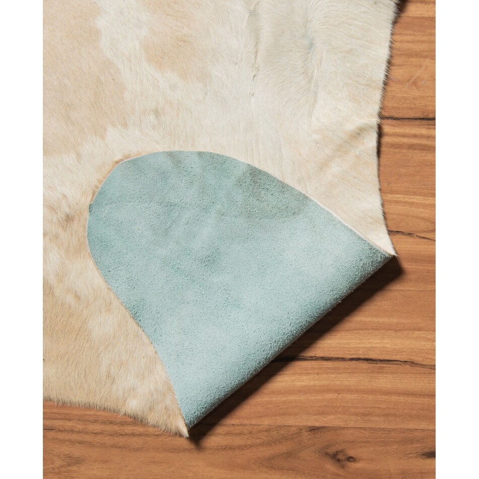 Cowhide 5 X 8 Area Rug Light Brown Value City Furniture