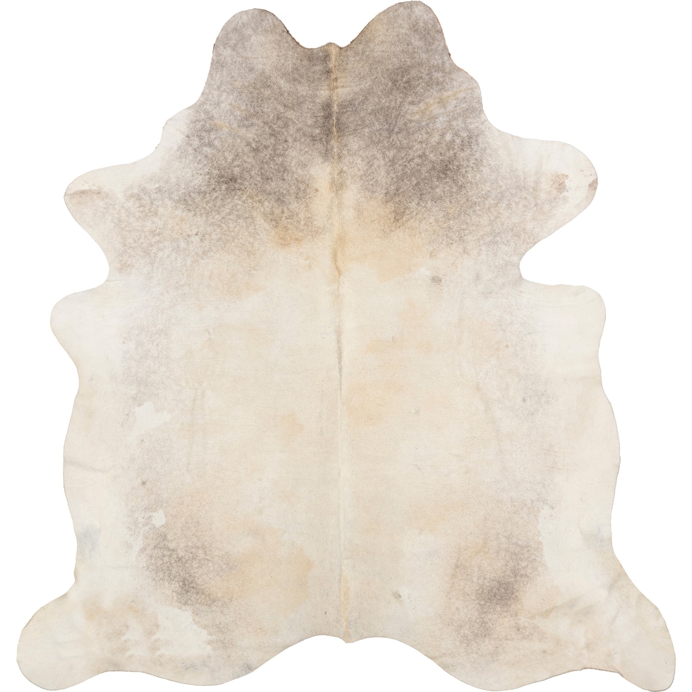 cowhide light brown area rug  x    