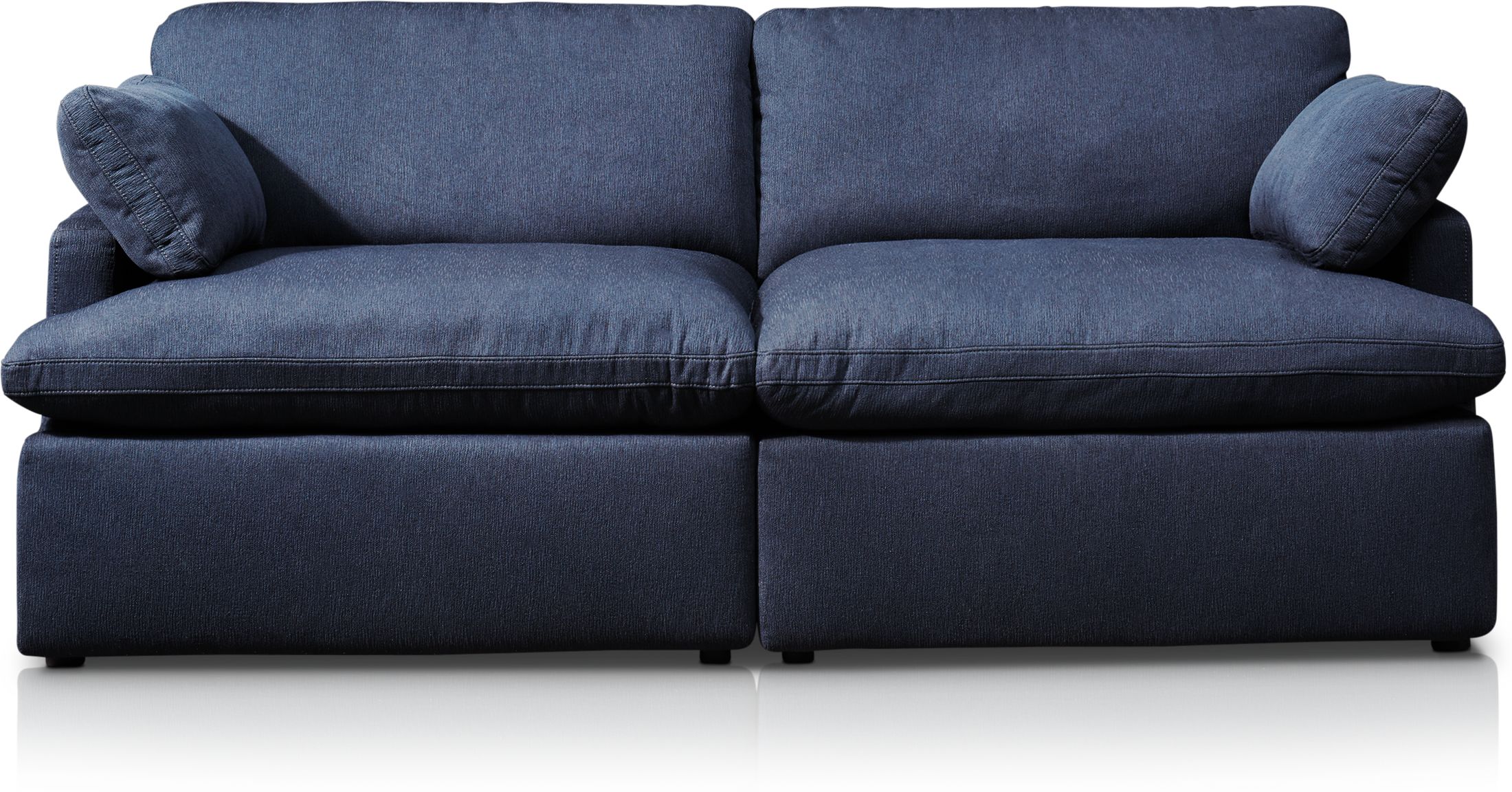 そふぃ Cozy 2-Piece Sofa - Navy | Value City Furniture
