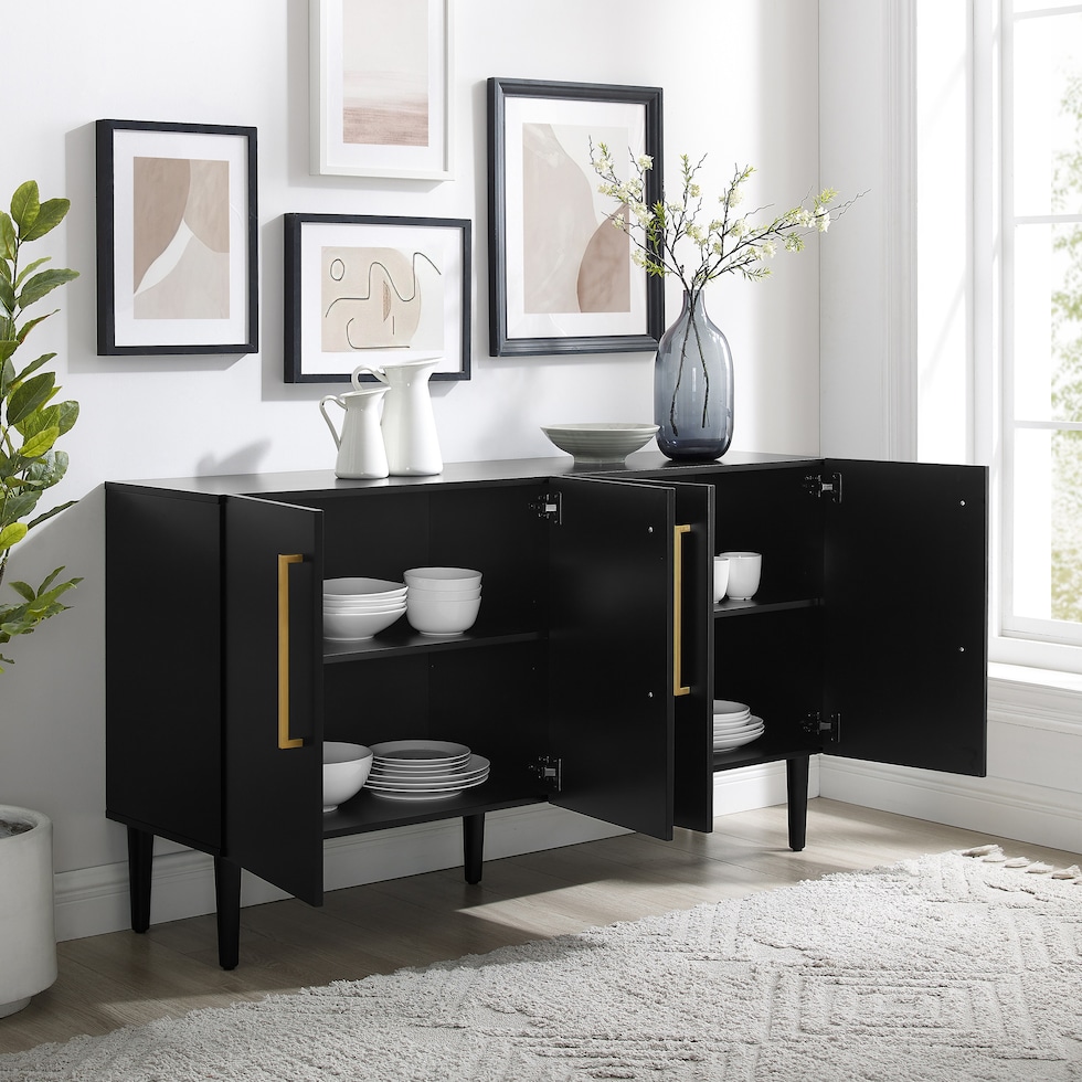 craig black sideboard   